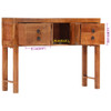 Konzolni stol 120 x 32 x 80 cm od masivnog grubog drva bagrema 352065