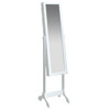 Samostojeće ogledalo bijelo 34 x 37 x 146 cm 351763