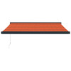 Tenda na uvlačenje narančasto-smeđa 3x2,5 m tkanina i aluminij 3154566