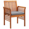 Vrtna blagovaonska stolica od bagremovog drva s jastukom 45969