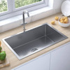Ručno rađeni kuhinjski sudoper od nehrđajućeg čelika 51516