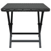 Sklopivi stol crni 45 x 35 x 32 cm od poliratana 362251