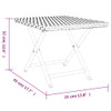 Sklopivi stol smeđi 45 x 35 x 32 cm od poliratana 362250