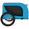 Prikolica za bicikl za pse plavo-crna od tkanine i željeza 94009