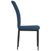 Blagovaonske stolice 2 kom plave baršunaste 326092