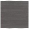 Stolna ploča tamnosiva 60x60x2 cm obrađena masivna hrastovina 364001