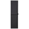 Vrtni ormarić za pohranu crni 65 x 45 x 172 cm PP ratan 151237
