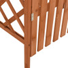 Pergola s vratima 116 x 40 x 204 cm od masivne jelovine 316389