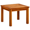 Vrtni stolić za kavu 45 x 45 x 36 cm masivno bagremovo drvo 316394