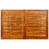 Vrtni blagovaonski stol (160 - 240)x100x75 cm od drva bagrema 316566