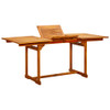 Vrtni blagovaonski stol (120-170) x 80 x 75 cm od drva bagrema 316568
