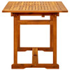 Vrtni blagovaonski stol (120-170) x 80 x 75 cm od drva bagrema 316568