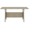 Vrtni stol sivi 120 x 70 x 66 cm od poliratana 316583