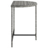 Vrtni stol sivi 80 x 50 x 75 cm od poliratana 316655