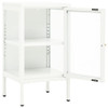Komoda 38 x 35 x 70 cm od metala i stakla 336062
