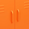 Ormarić za pohranu narančasti 80 x 35 x 101,5 cm čelični 336138