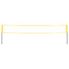 Mreža za badminton žuto-crna 600 x 155 cm od PE tkanine 93745