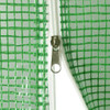 Staklenik s čeličnim okvirom zeleni 6 m² 3 x 2 x 2 m 364077