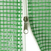 Staklenik s čeličnim okvirom zeleni 10 m² 5 x 2 x 2,3 m 364085