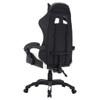 Igraća stolica s RGB LED svjetlima bijelo-crna od umjetne kože 288001