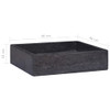 Umivaonik crni 40 x 40 x 10 cm mramorni 149169