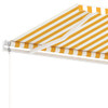 Samostojeća automatska tenda 350 x 250 cm žuto-bijela 3069528