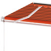 Samostojeća automatska tenda 450 x 300 cm narančasto-smeđa 3069570