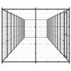 Vanjski kavez za pse čelični 26,62 m² 3082302