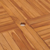 Vrtni blagovaonski stol 110 x 110 x 75 cm od masivne tikovine 318477