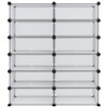 Stalak za cipele prozirni 94,5 x 36,5 x 106 cm PP 340564