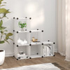 Kockasti organizator za pohranu sa 6 kocki prozirni PP 340552