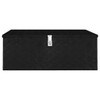 Kutija za pohranu crna 100 x 55 x 37 cm aluminijska 152257