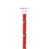 Brodski konop crveni 3 mm 500 m od polipropilena 152379