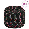 Brodski konop crni 16 mm 25 m od polipropilena 152360
