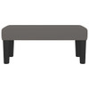 Klupa siva 70 x 30 x 30 cm od umjetne kože 346636