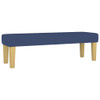Klupa plavi 100x30x30 cm od tkanine 346658