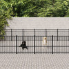Vanjski kavez za pse čelični 28,23 m² 3124636