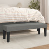 Klupa tamnosivi 100x30x30 cm od tkanine 346645