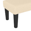 Klupa krem 70 x 30 x 30 cm od tkanine 346621
