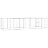 Vanjski kavez za pse od pocinčanog čelika s krovom 16,94 m² 3082305