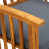 Vrtne blagovaonske stolice od drva bagrema 8 kom s jastucima 3120449