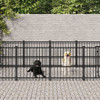 Vanjski kavez za pse čelični 15,02 m² 3124604