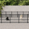 Vanjski kavez za pse čelični 33,87 m² 3124631