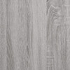 Kolica za radni stol boja sivog hrasta 60 x 45 x 60 cm drvena 816614