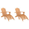 Vrtne stolice Adirondack s osloncem za noge 2 kom drvo bagrema 3145015