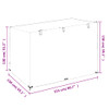 Navlake za ljuljačku 2 kom s 12 ušica 215 x 150 x 130/150 cm PE 3155382