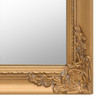 Samostojeće ogledalo zlatno 45 x 180 cm 351525