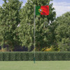Portugalska zastava i jarbol 6,23 m aluminijski 3147104