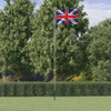 Zastava Ujedinjenog Kraljevstva i jarbol 6,23 m aluminijski 3147110