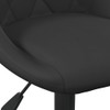 Blagovaonska stolica crna baršunasta 3088810